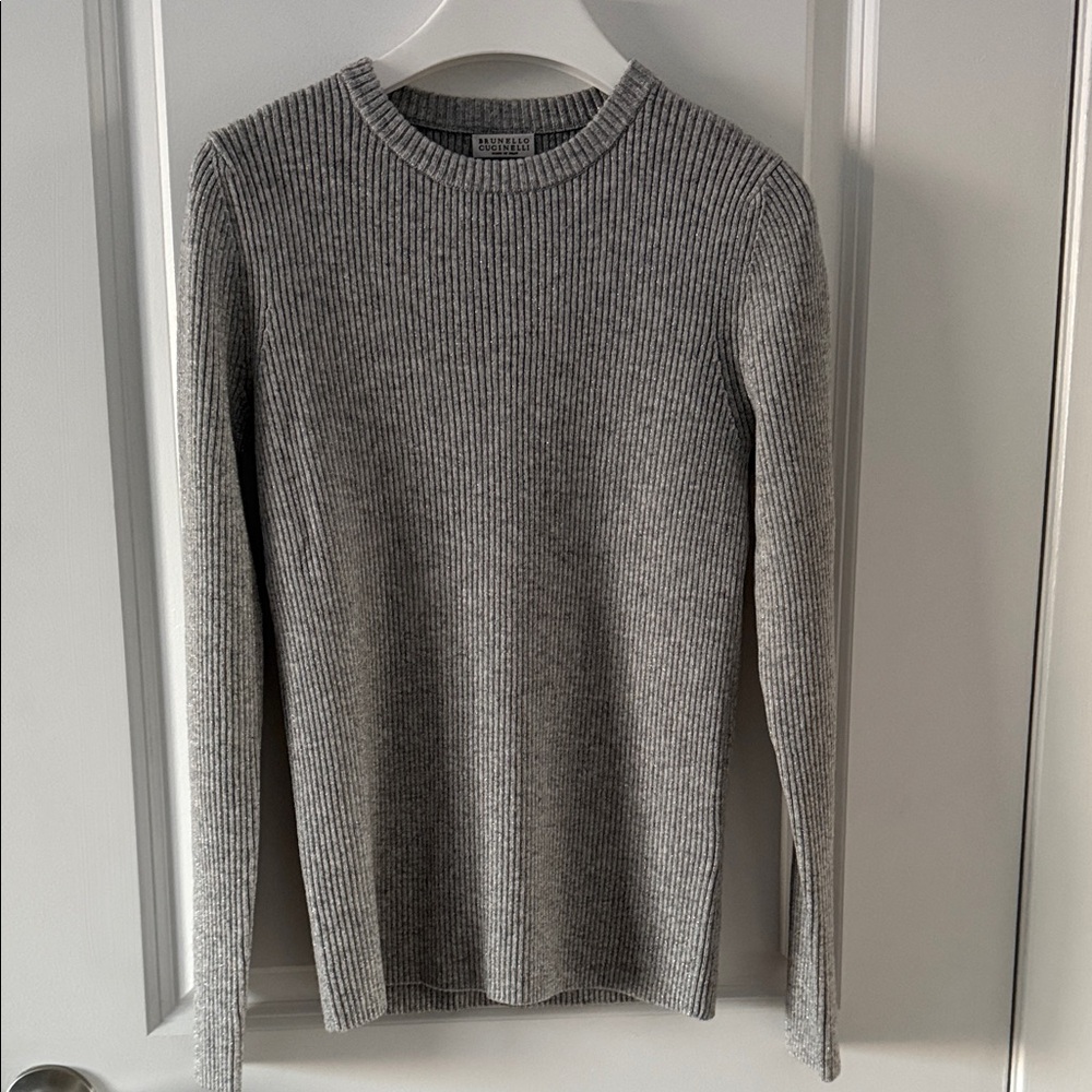 Brunello Cucinelli cashmere and silk blended sweater for women